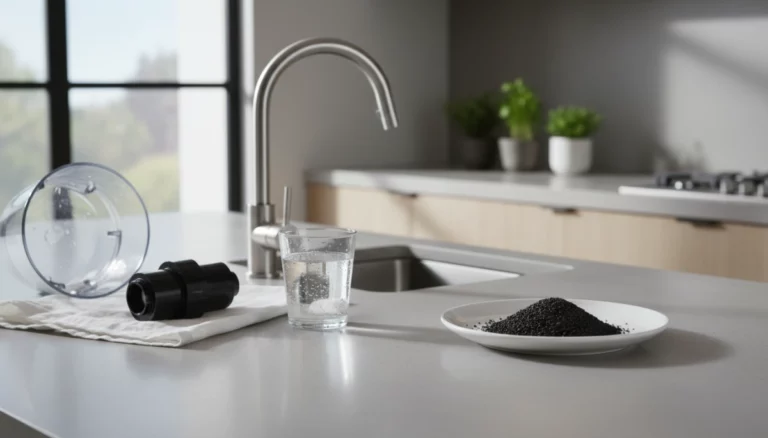Résidu noir du filtre à eau X3QjM2cfP