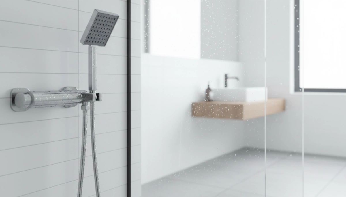 shower filter for hard water use spaces