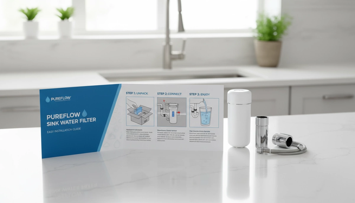 sink water filter installation guide