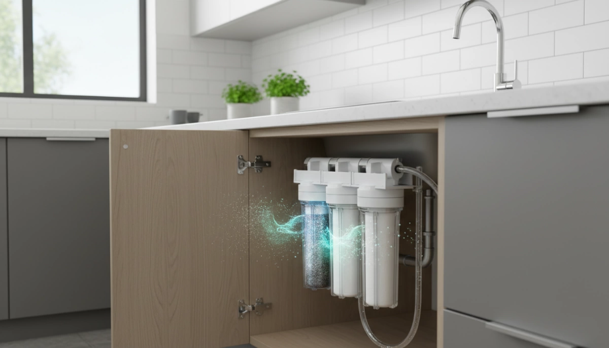 under cabinet water filter contaminant removal v7P under cabinet water filter contaminant removal