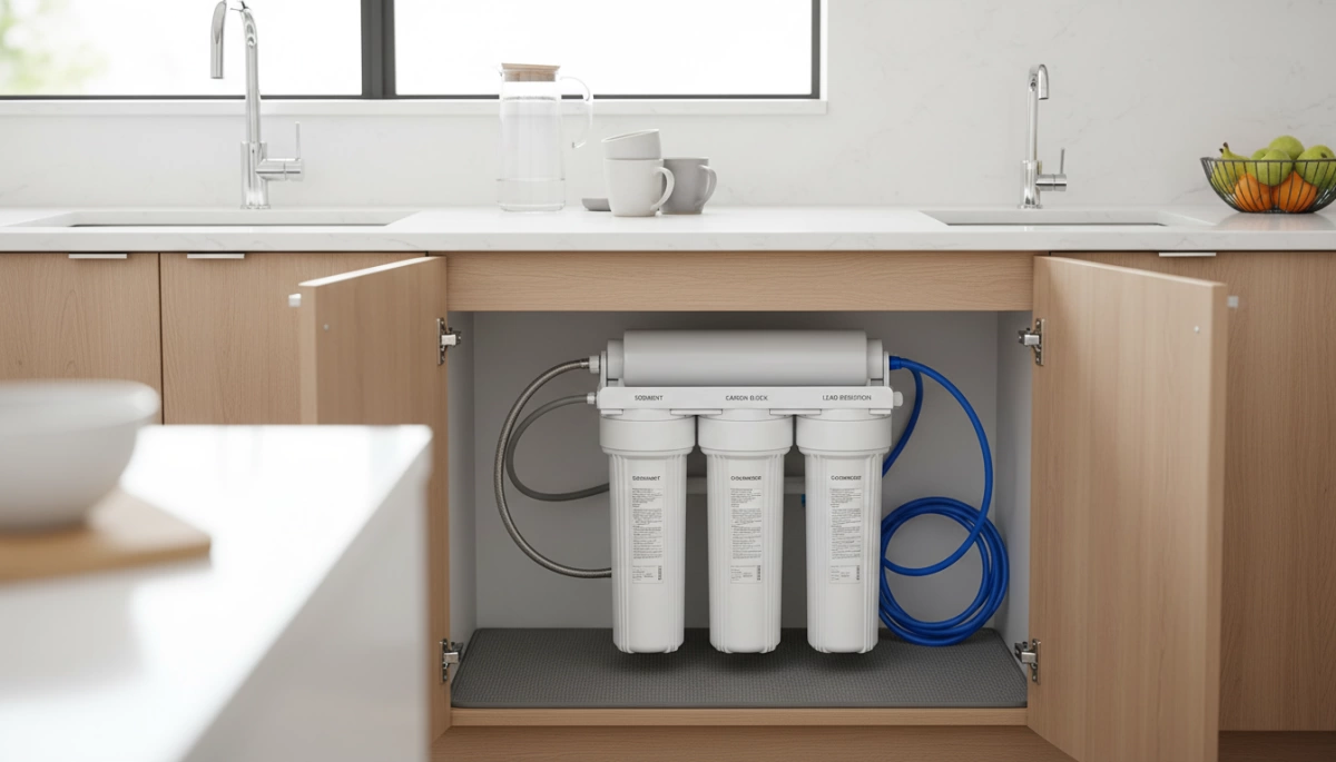 under cabinet water filter system solutions 965U6B under cabinet water filter system solutions