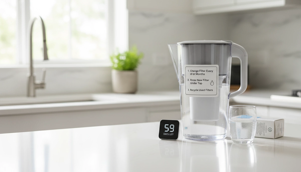 water pitcher with filter maintenance tips GbOzrsw water pitcher with filter maintenance tips