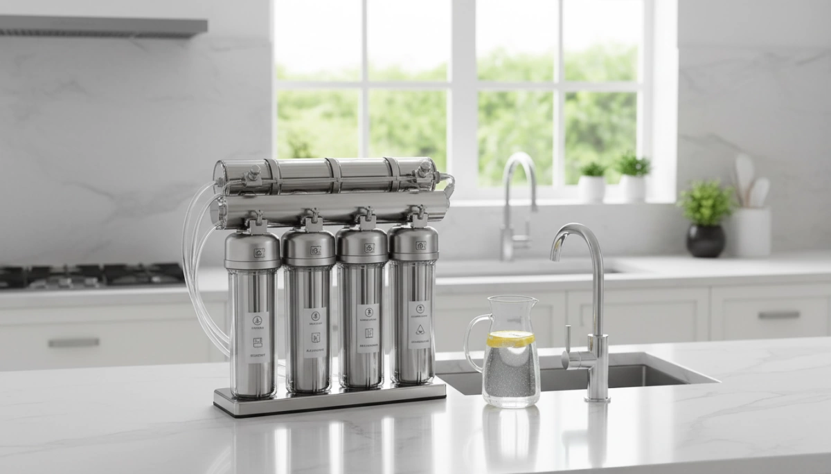 7-stage countertop alkaline water filter system