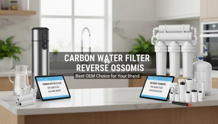 Filtro de agua de carbono vs ósmosis inversa Mejor OEM Ch 1