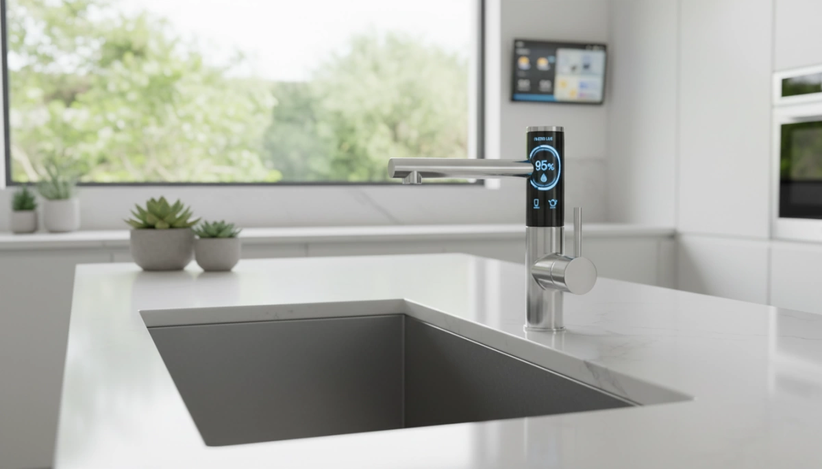Digital Faucet UI with Custom Filter Life Indicato 1 Digital Faucet UI with Custom Filter Life Indicator