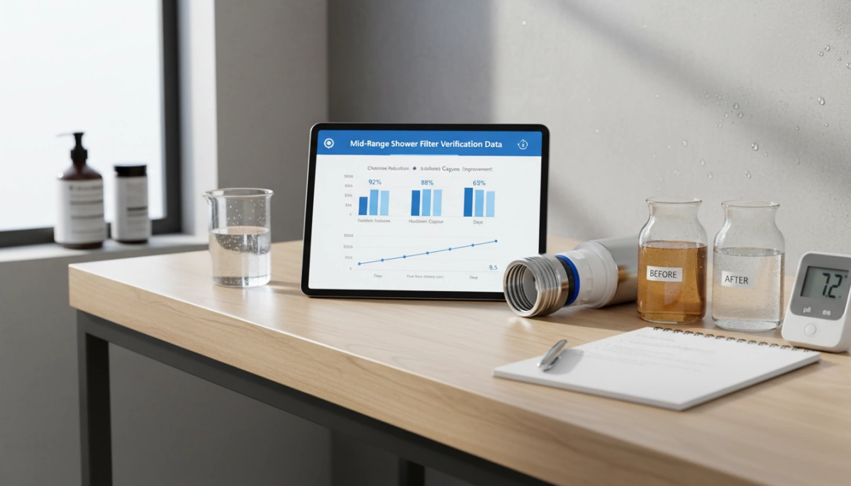 Mid Range Shower Filter Verification Data dllyqzrX Mid-Range Shower Filter Verification Data