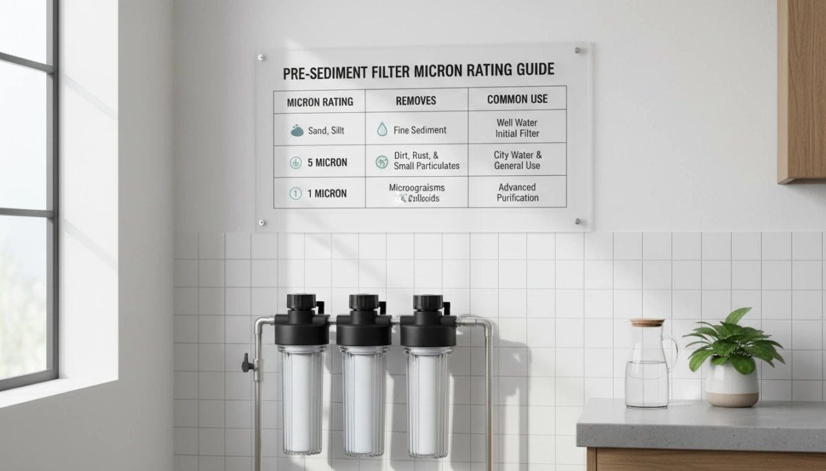 Pre sediment Filter Micron Rating Guide 5WAB9sVLl Pre-sediment Filter Micron Rating Guide