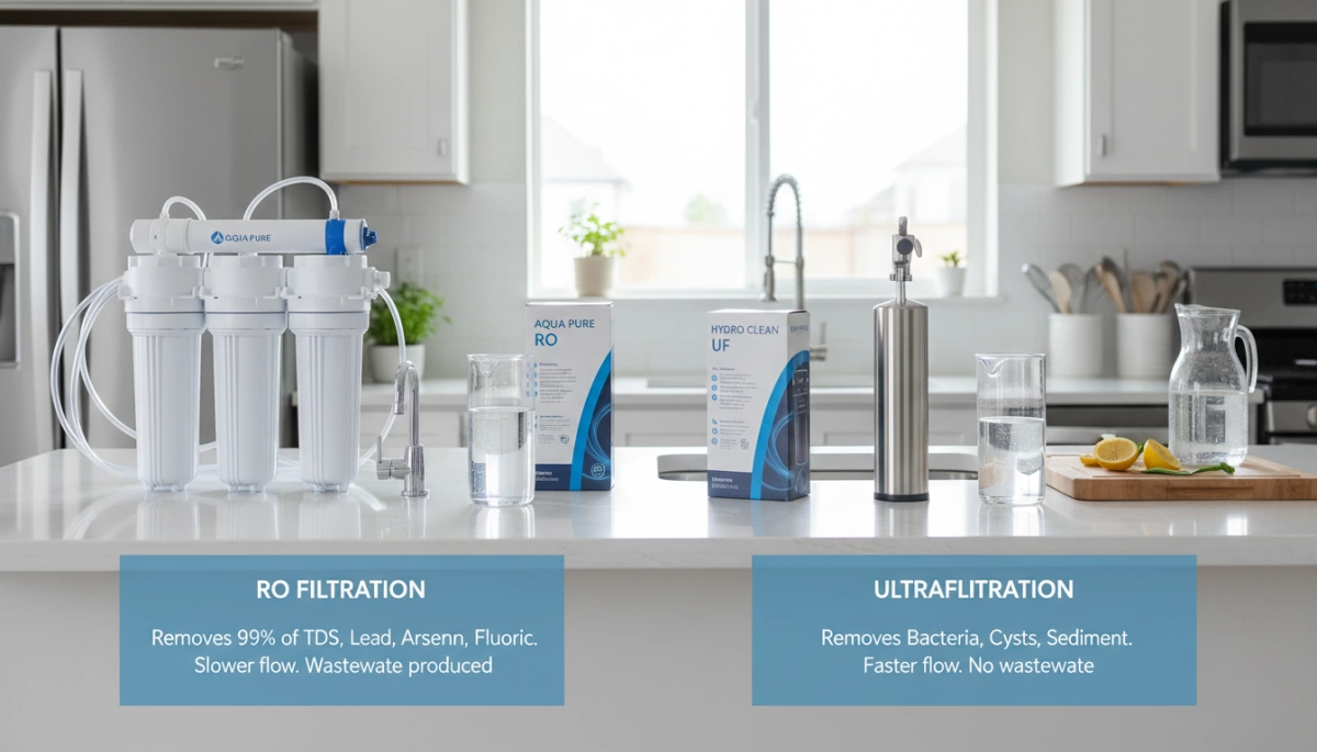 RO vs Ultrafiltration Kitchen Water Filters Compar 1 RO vs Ultrafiltration Kitchen Water Filters Comparison