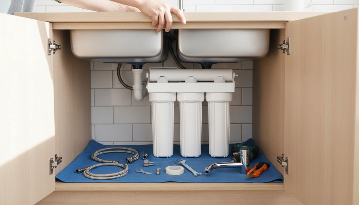 under sink water filter installation prep af94325v under sink water filter installation prep