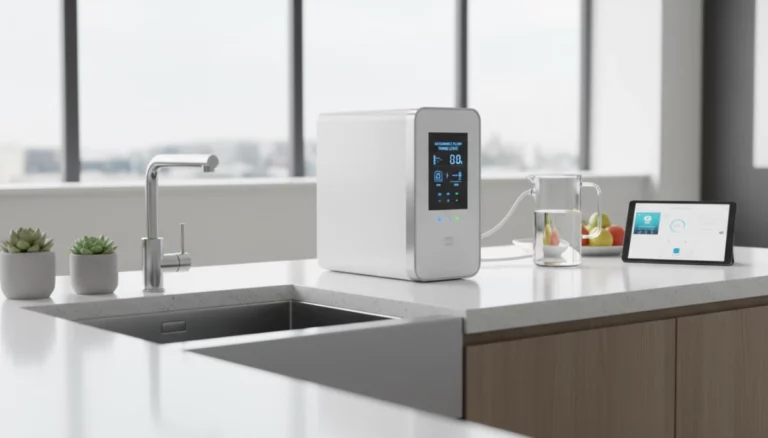 Automatische Spülzeit-Logik in Smart RO Filtern f