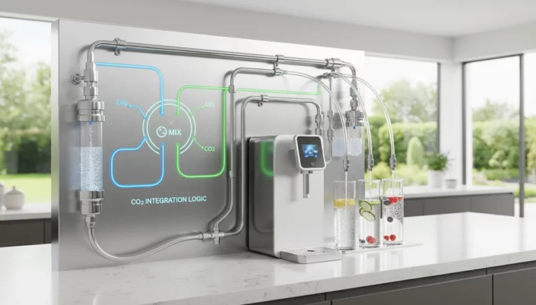Logica di integrazione CO2 per erogazione di acqua frizzante 1