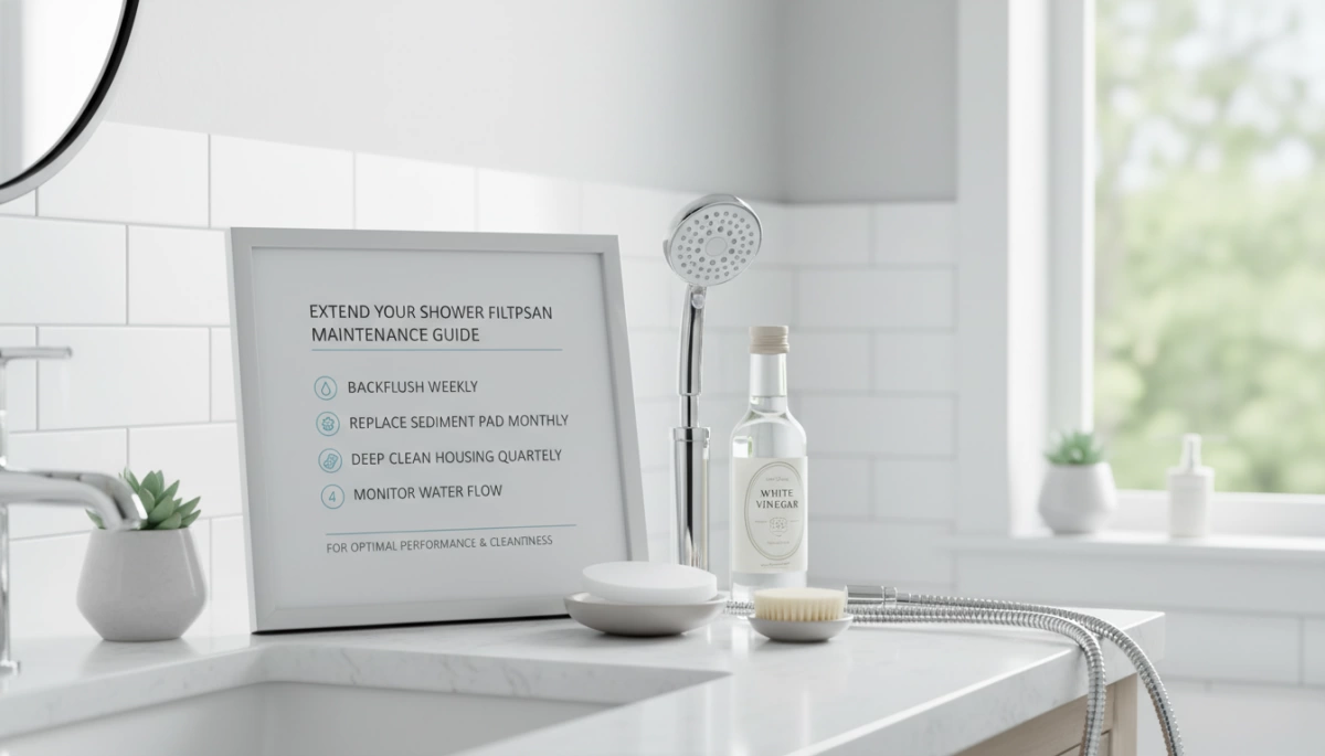 Extend Shower Filter Lifespan Maintenance Guide