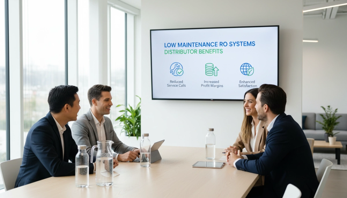 Vorteile für Händler wartungsarmer RO-Systeme pF Vorteile für Händler wartungsarmer RO-Systeme