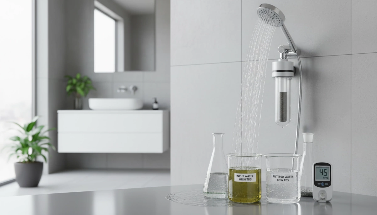 Shower Water Filter Filtration Efficiency Testing 1 Shower Water Filter Filtration Efficiency Testing