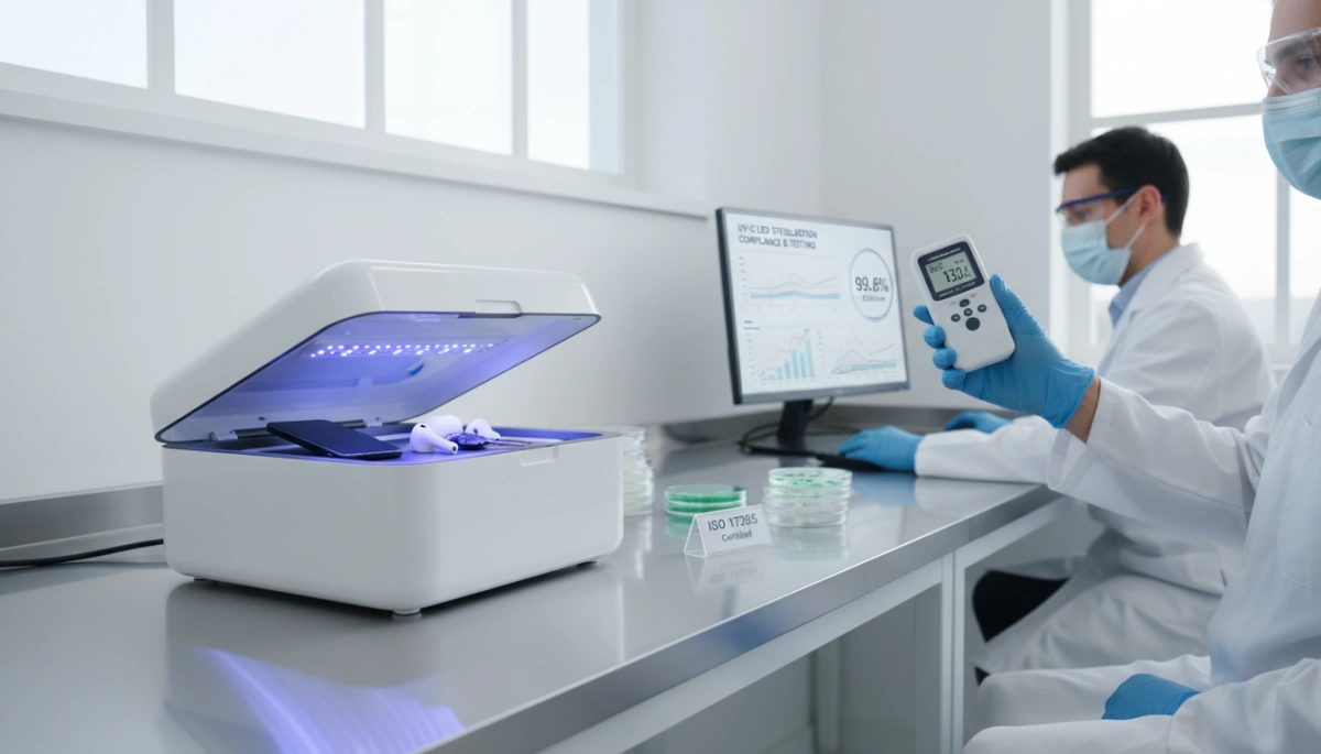 UV การปฏิบัติตามข้อกำหนดและการทดสอบการฆ่าเชื้อด้วย UV-C LED