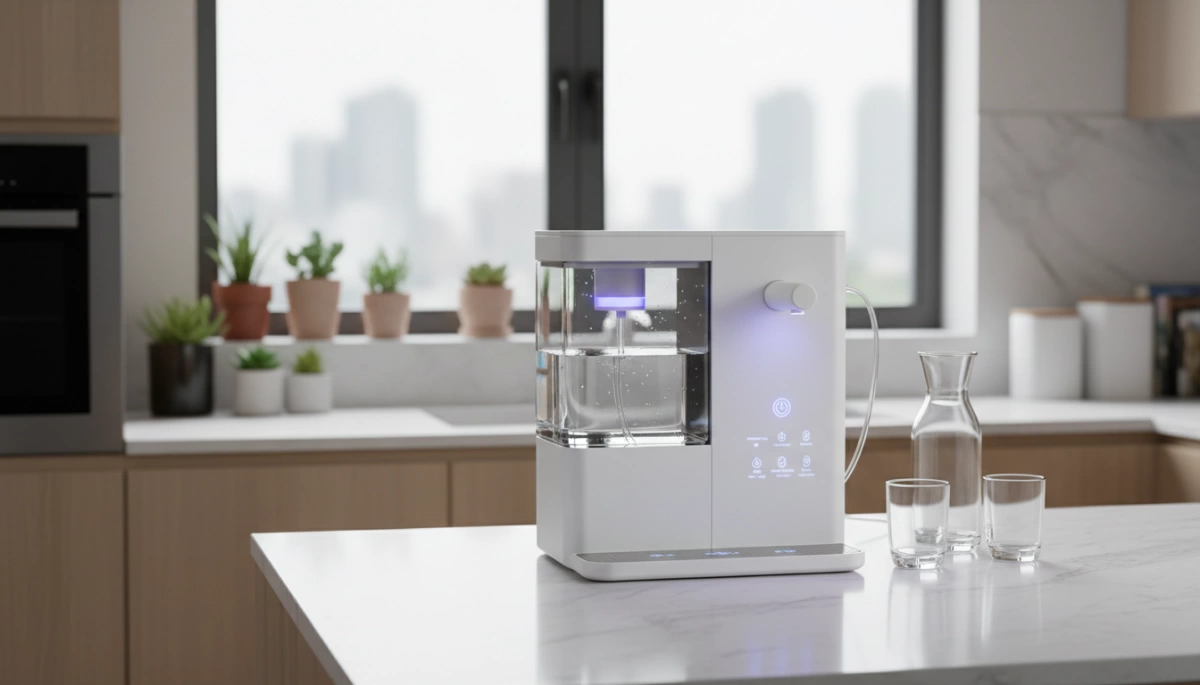 UV C LED Sterilization in Countertop RO Systems HR UV-C LED Sterilization in Countertop RO Systems