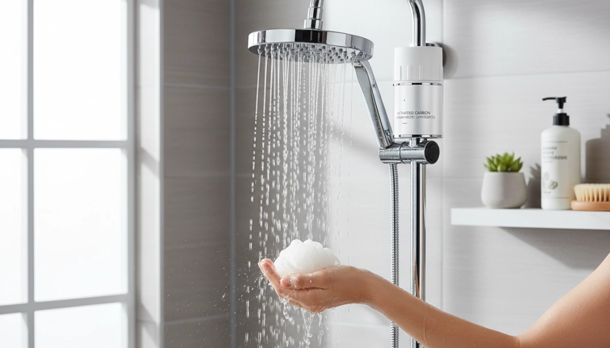 Activated Carbon Shower Filters Skin Benefits