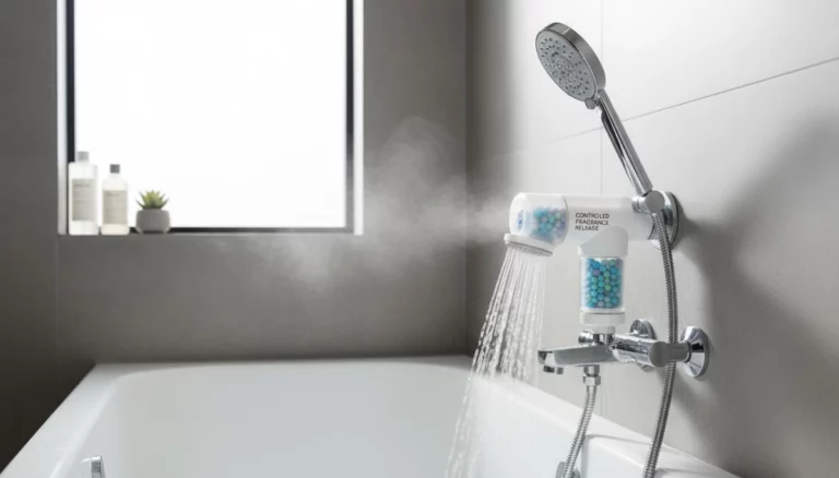 Controlled Fragrance Release in Bath Filters moy8p