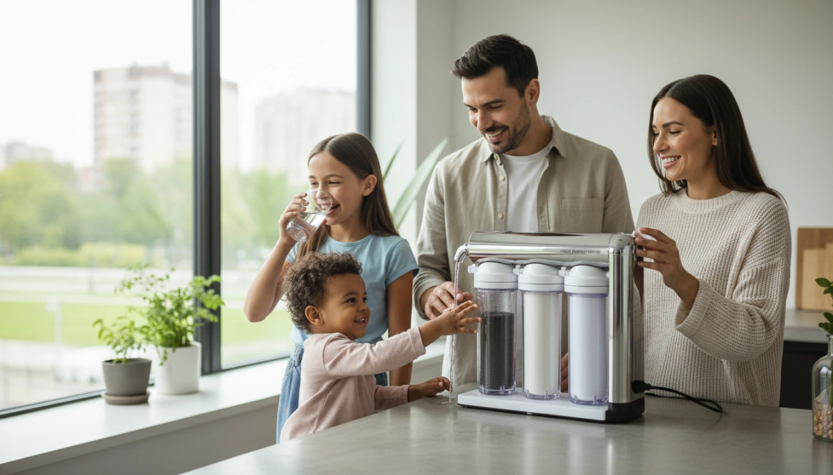 Family Friendly Multi Stage Water Filter System 6A Family-Friendly Multi-Stage Water Filter System