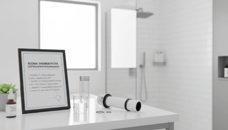 Shower Filter Certification Requirements for Globa 1