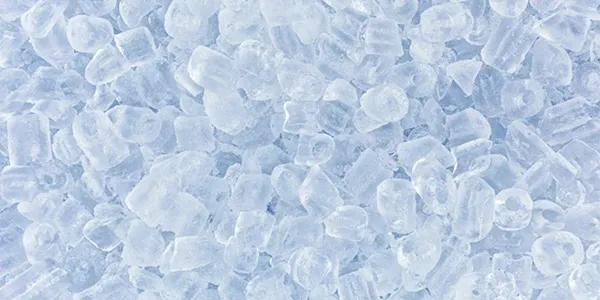 Pembuat ais nugget untuk sistem penyalur air dengan ais lembut yang boleh dikunyah dan output berterusan